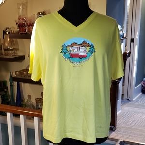 MA  Graphics Girl Camper Womans Screen Print Tee